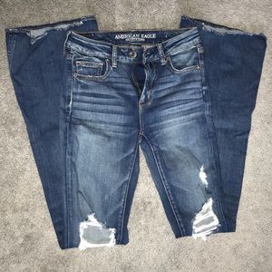 BNWOT American Eagle 4 XLong Hi-Rise Slim Flare